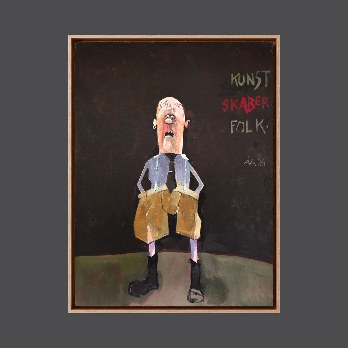 Kunst Skaber Folk - Canvas