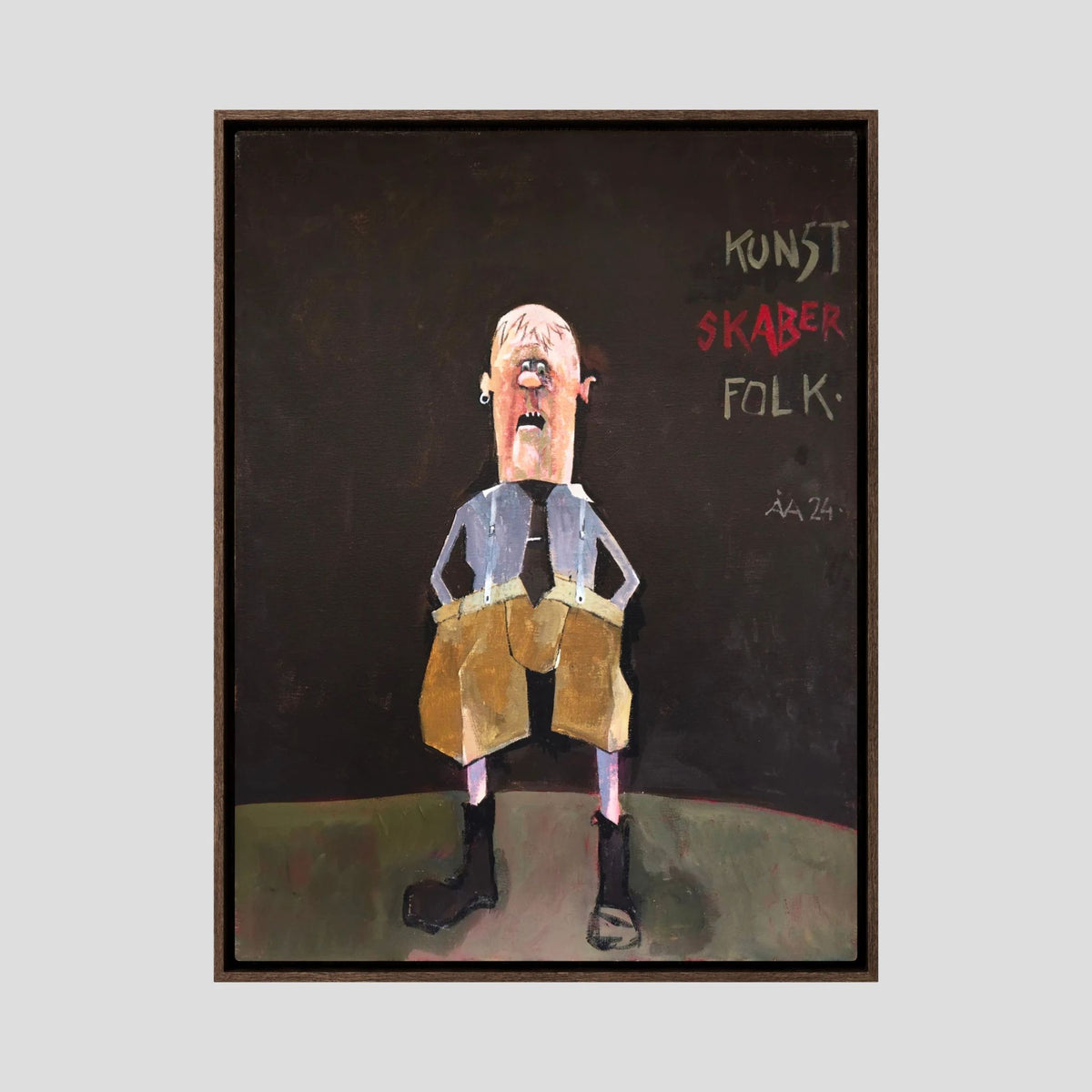 Kunst Skaber Folk - Canvas