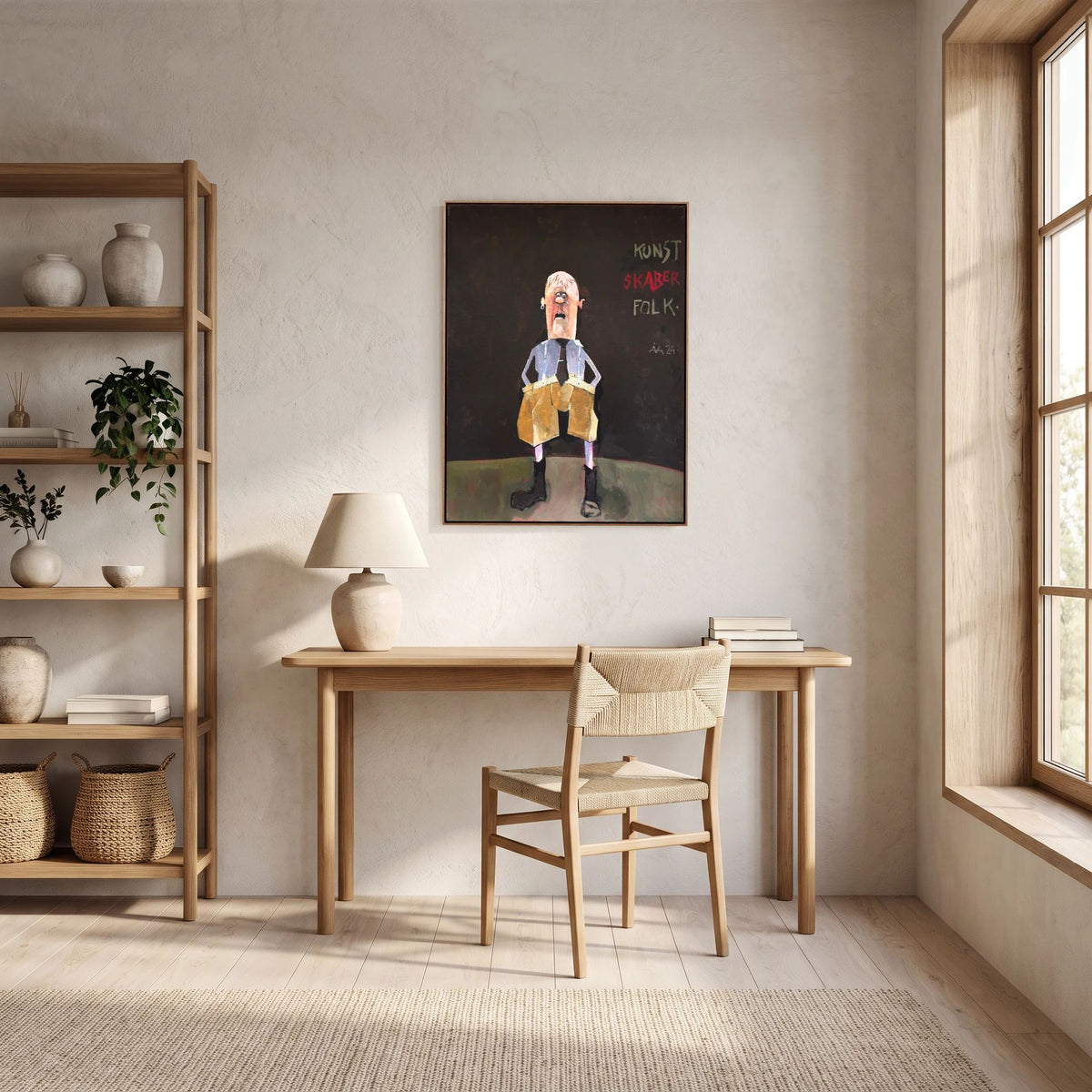 Kunst Skaber Folk - Canvas
